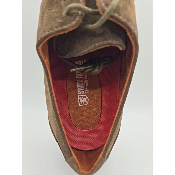 NEW Stacy Adams Tayson Redzone Collection Mens Oxford Shoes Brown Suede 11M - Picture 4 of 8